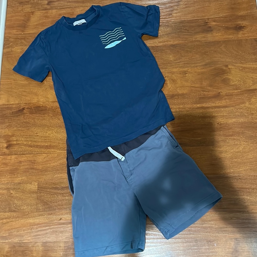 Tommy Bahama Boys Blue Gradient Swim Shorts
